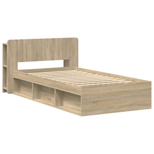 Леглово рамо с хранилище с таблото Дъб сонома 80 x 200 cm