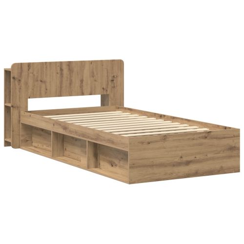 Леглово рамо с хранилище с таблото Дъб артизан 90 x 200 cm