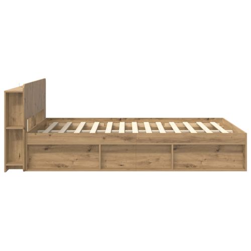 Леглово рамо с хранилище с таблото Дъб артизан 135 x 190 cm