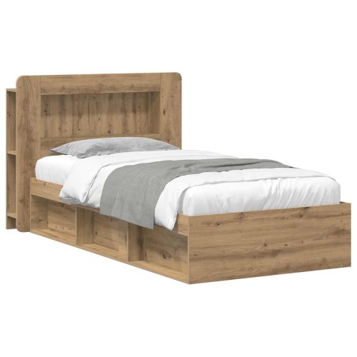 Леглово рамо с хранилище с таблото Дъб артизан 80 x 200 cm