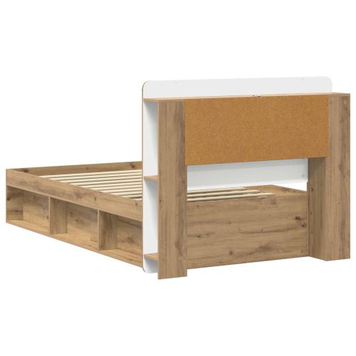 Леглово рамо с хранилище с таблото Дъб артизан 80 x 200 cm