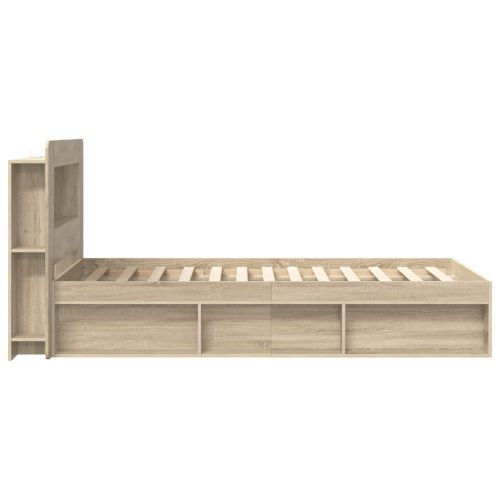 Леглово рамо с хранилище с таблото Дъб сонома 80 x 200 cm