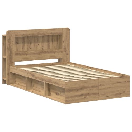 Леглово рамо с хранилище с таблото Дъб артизан 120 x 190 cm