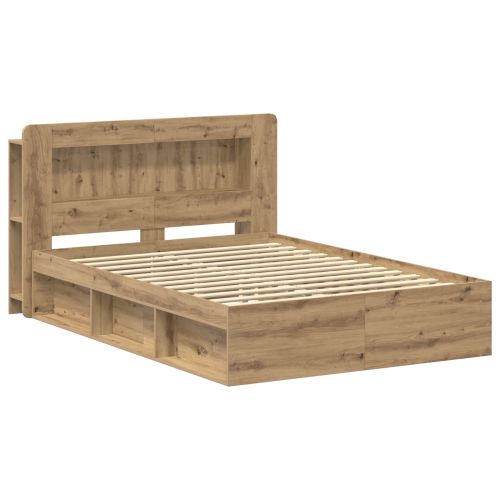 Леглово рамо с хранилище с таблото Дъб артизан 140 x 190 cm