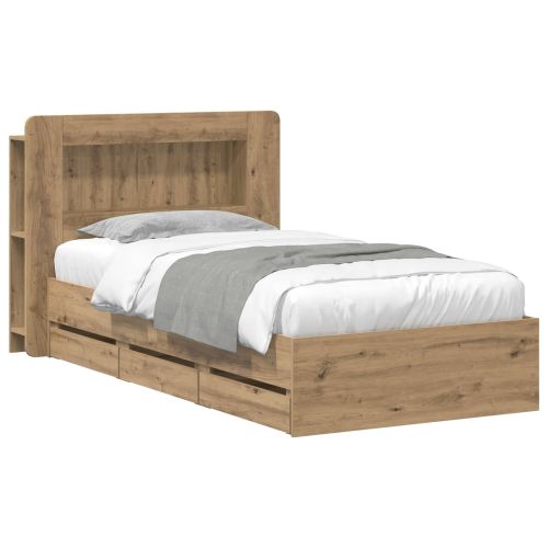 Леглово рамо с хранилище с чекмедже Дъб артизан 80 x 200 cm