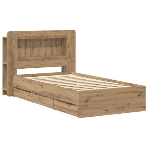 Леглово рамо с хранилище с чекмедже Дъб артизан 80 x 200 cm