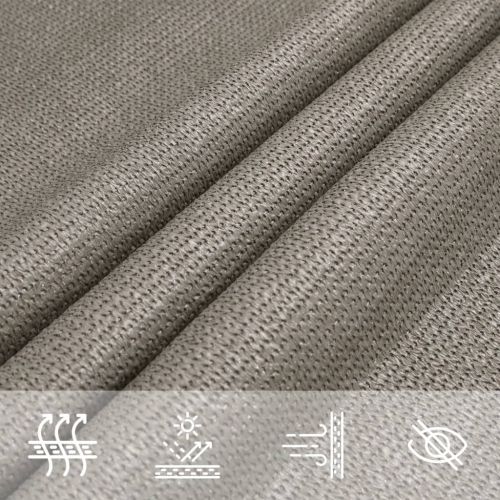 Платно-сенник, 160 г/м², квадратна, светлосив, 2x2 м, HDPE