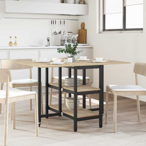 Маса за хранене 122 x 80 x 76,5 см Инженерна дървесина