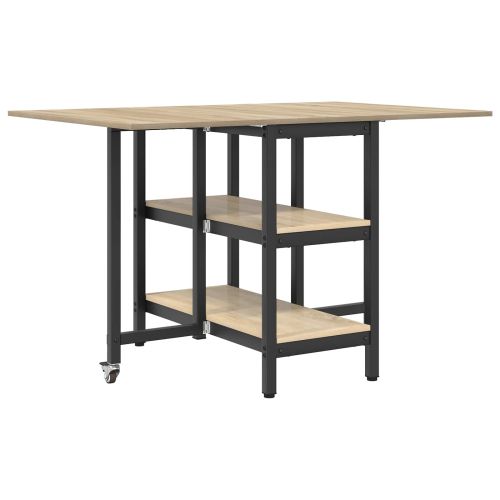 Маса за хранене 122 x 80 x 76,5 см Инженерна дървесина