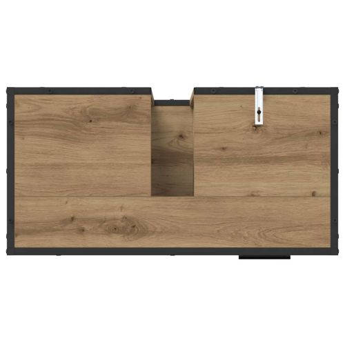 Шкаф за баня с чекмедже Дъб 65 x 33 x 60 см Инженерно дърво