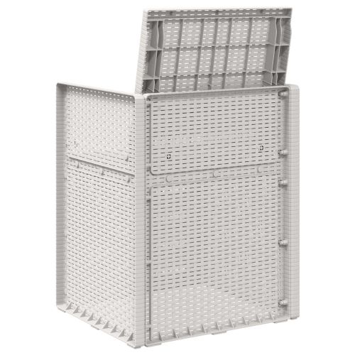 Градински Dining Столове 2 pcs Бяло ПП