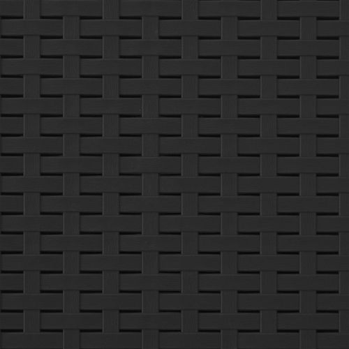 Градински Dining Столове 2 pcs Антрацит и кремаво ПП