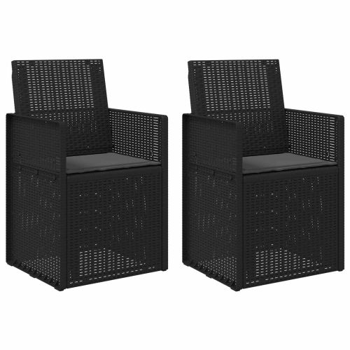 Градински Dining Столове 2 pcs Антрацит ПП