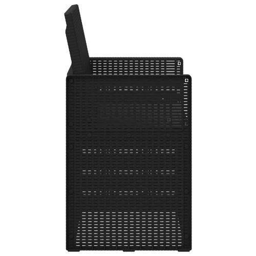 Градински Dining Столове 2 pcs Антрацит ПП