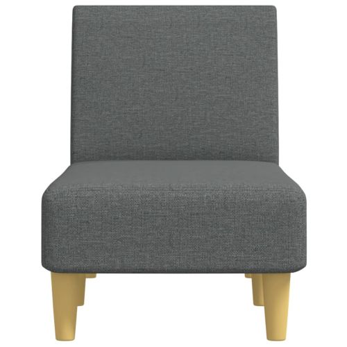 Кушетка, тъмносива, текстил