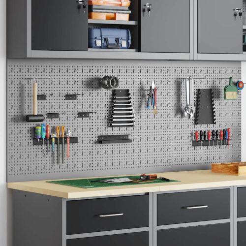 Панел за инструменти 3 pcs Сив 150 x 1 x 60 см