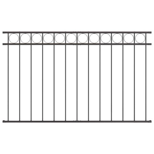 Елемент на оградата ASSEN Сив 170 х 100 см Стомана