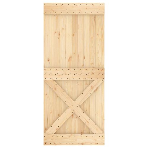 Врата NARVIK Естествен 90 x 210 cm Солидна борова дървесина