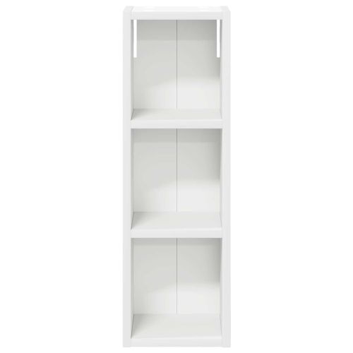 Банен стенен шкаф Бял 20 x 16 x 62,5 см