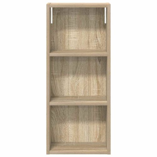 Банен стенен шкаф с рафт Сонома дъб 30 x 14 x 70 см
