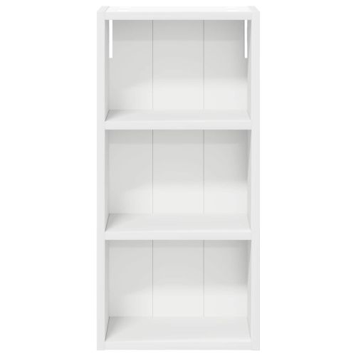 Банен стенен шкаф Бял 30 x 16 x 62,5 см