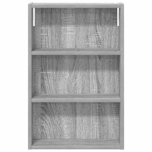 Банен стенен шкаф с рафт Сиво Сонома 40 x 10 x 60,5 см