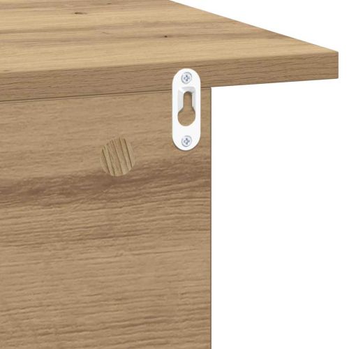Нощно шкафче 2 pcs Дъб 40 x 30 x 25 см Инженерно дърво