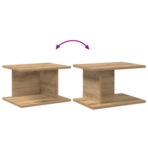 Нощно шкафче 2 pcs Дъб 40 x 30 x 25 см Инженерно дърво