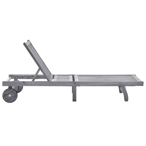 Шезлонг, масивно акациево дърво