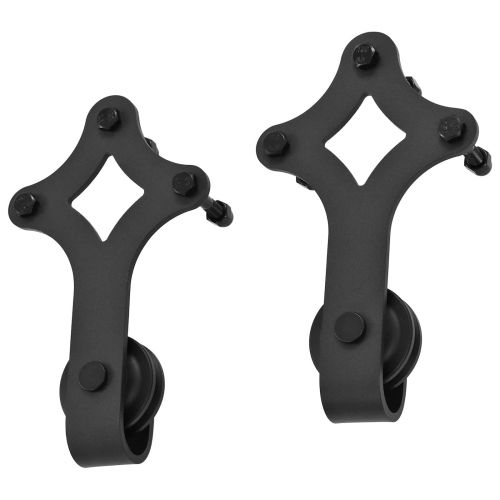 Преплъзваща се врата 2 pcs Естествено и черно