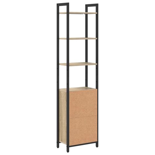 Шкаф за книги Сонома дъб 40 x 24 x 161 см Инженерно дърво