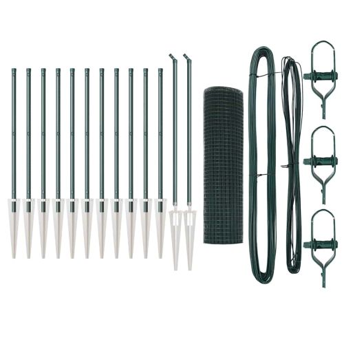 Стълб за ограда. Зелено