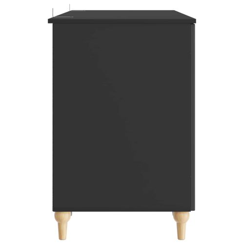 Бюро Черно 142,5 x 50 x 75 см Инженерна дървесина