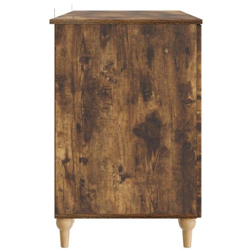 Бюро Опушен дъб 142,5 x 50 x 75 см Инженерна дървесина