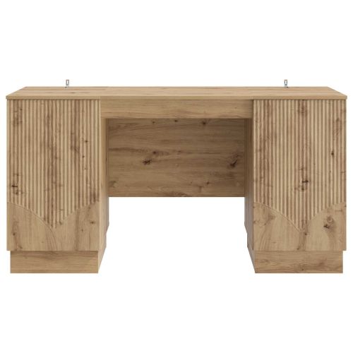 Бюро с рафт Дъб артизан 142,5 x 50 x 75 см Инженерна дървесина