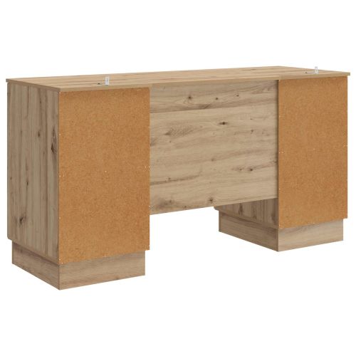 Бюро с рафт Дъб артизан 142,5 x 50 x 75 см Инженерна дървесина