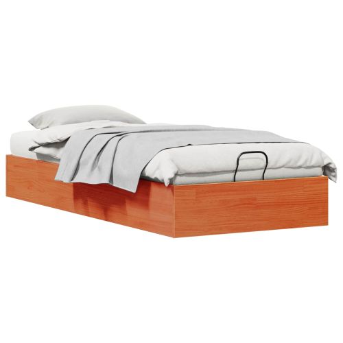 Отоман легло рамка с хранилище Восъчнокафяво 75 x 190 cm