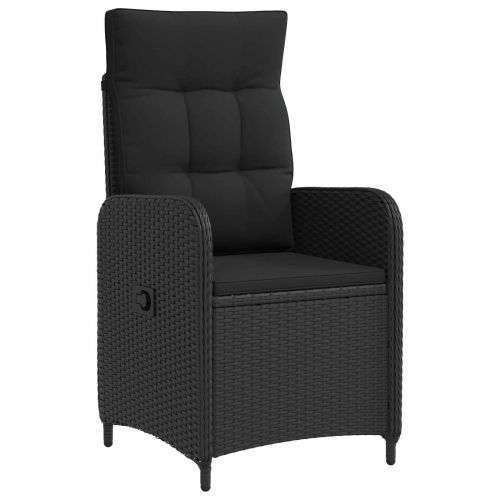 Комплект кафе маси 5 pcs PE ратан и стомана с прахово покритие