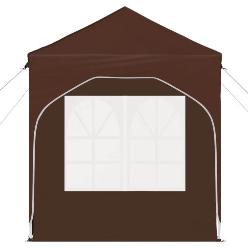 Поп-ъп парти палатка 192 x 192 x 245 см Кафяво