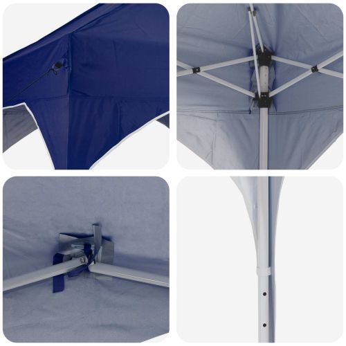 Поп-ъп парти палатка 290 x 290 x 245 см Синьо