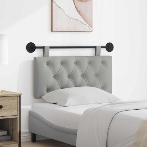 Табла за легло висяща Облачно сиво Текстил