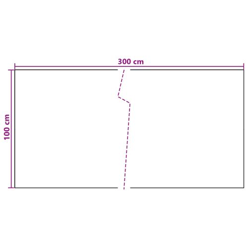 Балконен екран Тъмносиво 300 x 100 cm полиратан