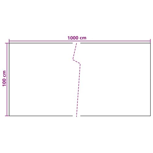 Балконен екран Тъмносиво 1000 x 100 см полиратан