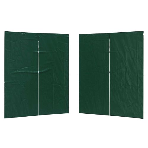 Стена на палатка за парти 2 pcs Зелено 200 x 195 см