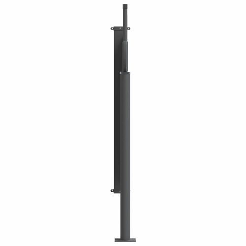 Сгъваема странична перголка Черно 300 x 100 cm Полиестер