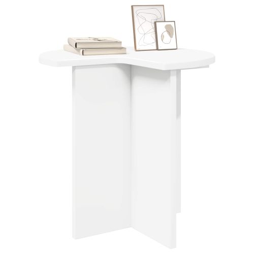 Странична маса 2 pcs Бяло Ø 39 x 38 см Инженерна дървесина