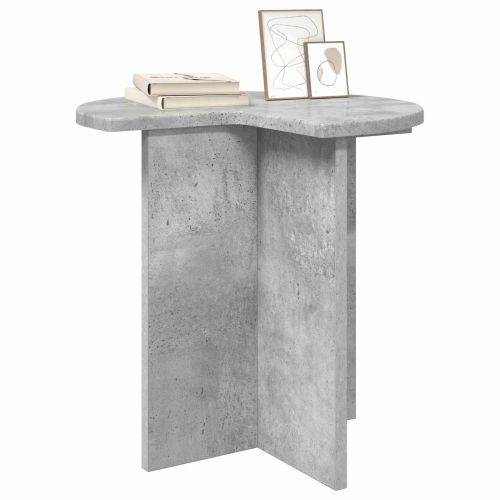 Странична маса Бетонно сиво Ø 39 x 38 см Инженерна дървесина