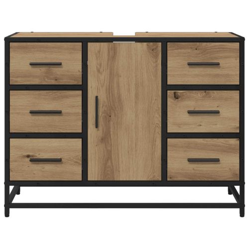 Шкаф за баня Дъб 80 x 33 x 60 см Инженерно дърво