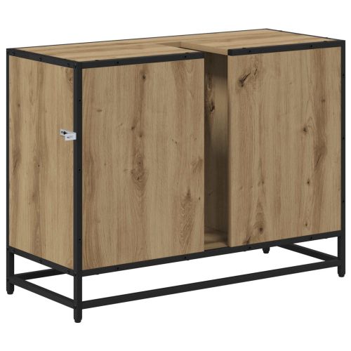 Шкаф за баня Дъб 80 x 33 x 60 см Инженерно дърво