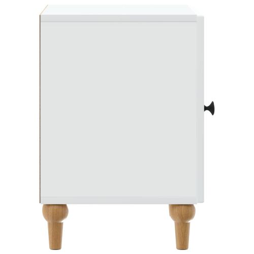 Нощен шкаф 2 pcs Бяло 43 x 34,5 x 50 см Инженерна дървесина